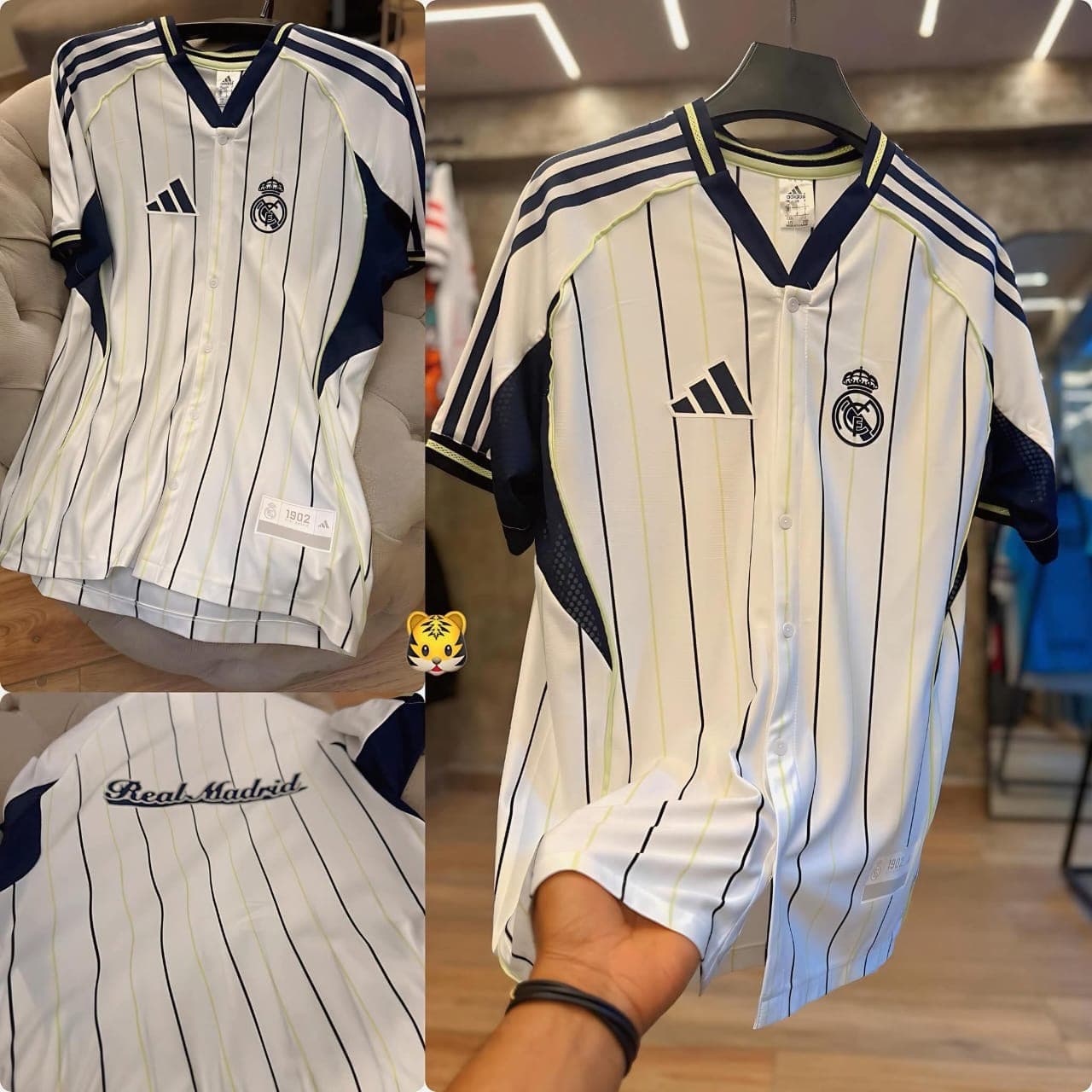 Real Madrid button down